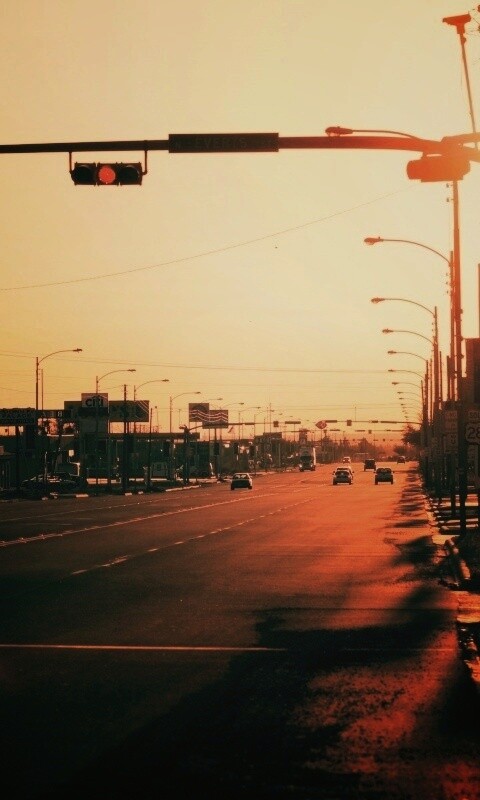 Закат в Лос Анджелесе обои