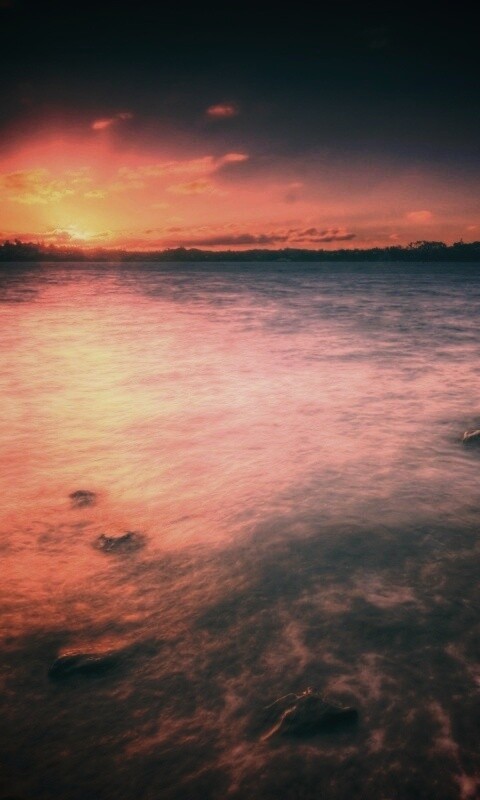 Белое озеро обои