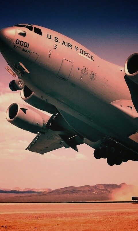 Транспортный самолет воздушных сил США обои