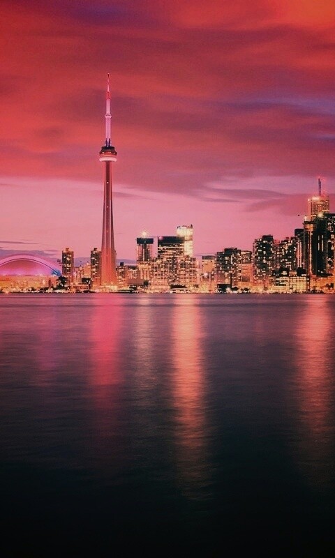 Ночной Торонто обои