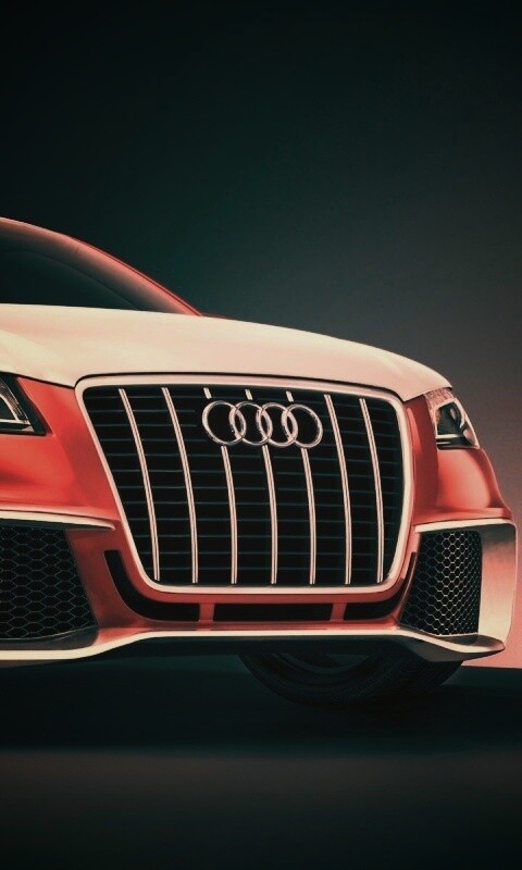 Красный Ауди обои