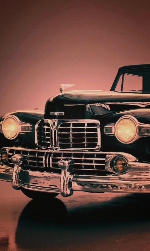 Черный ретро авто обои