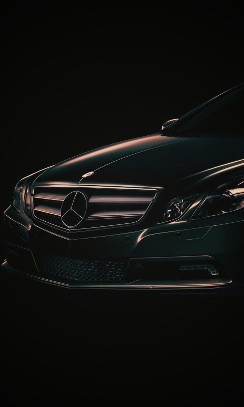 Черный Мерседес обои