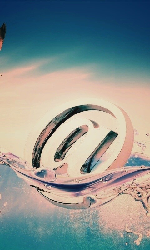 Собака тонет обои