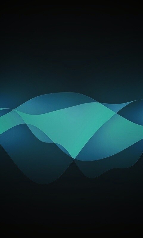 Синии волны обои