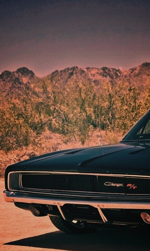 Черный Додж обои