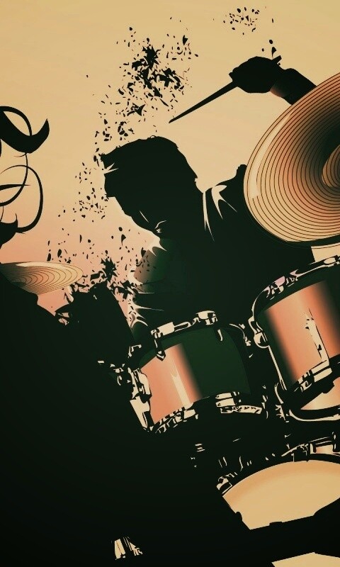 Барабанщик зажигает обои