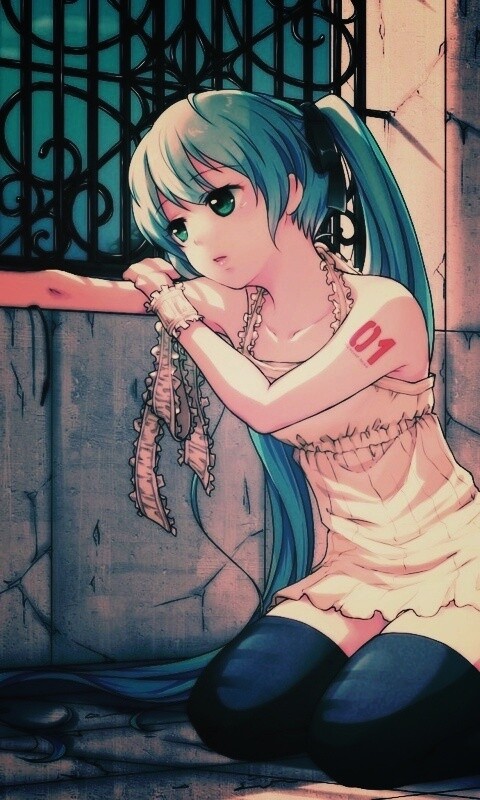 Девушка грустит обои