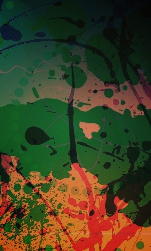 Пятна краски обои