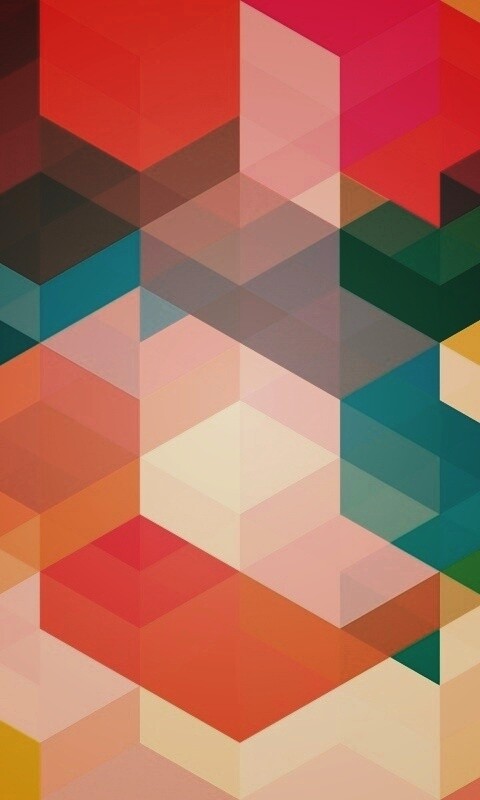 Разноцветные параллелограммы обои