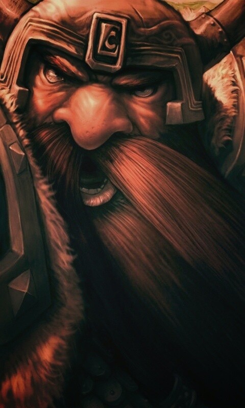 Гном убегающий от ночной эльфийки обои