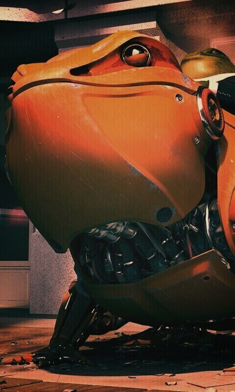 Боевой робот-жаба обои