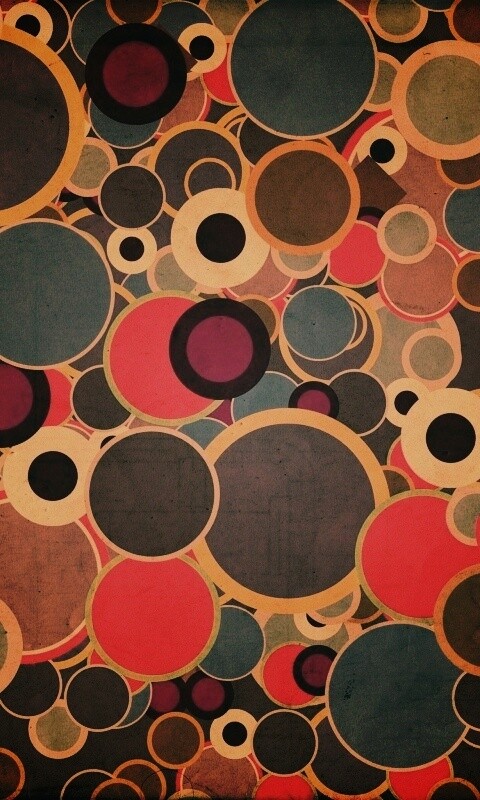 Цветные круги обои