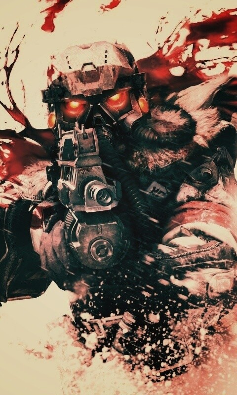 Боец в зимней форме обои