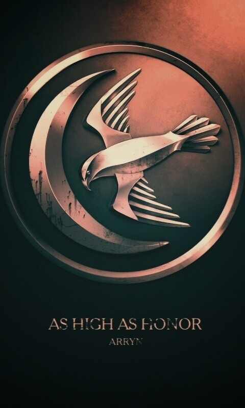 Металлический герб дома Аррен обои