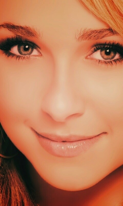 Лицо красавицы обои