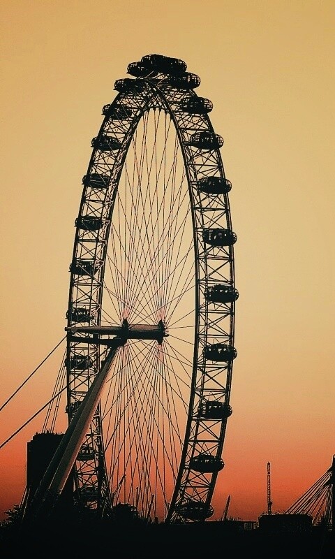 Силуэт Лондона обои