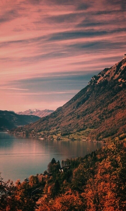 Горное озеро обои