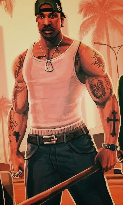 Герои с Грув стрит обои