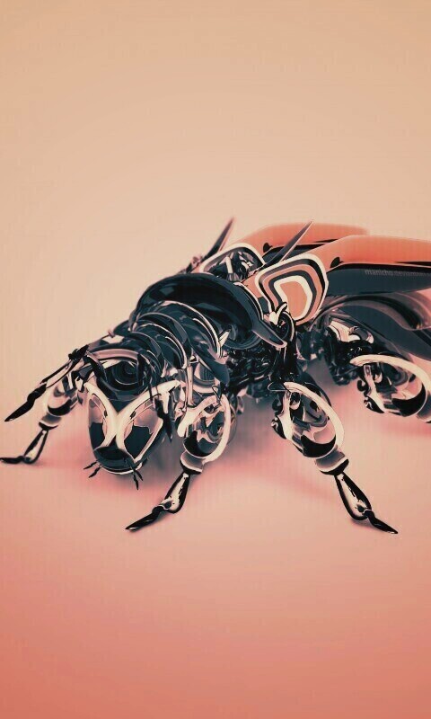 Кибер муха обои