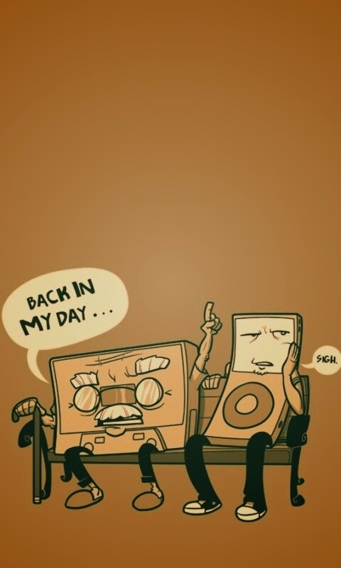 А вот в мои дни... обои