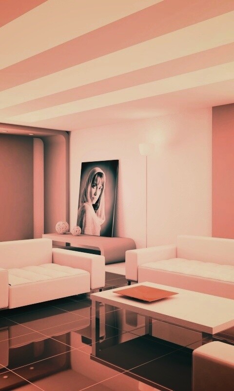 Белая гостинная обои