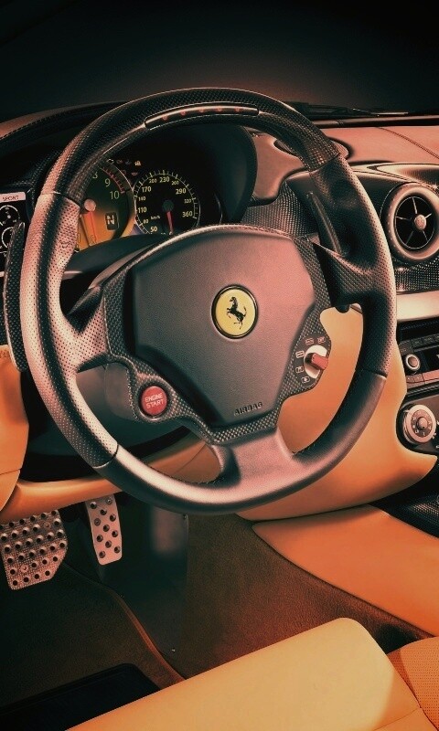 Салон феррари обои