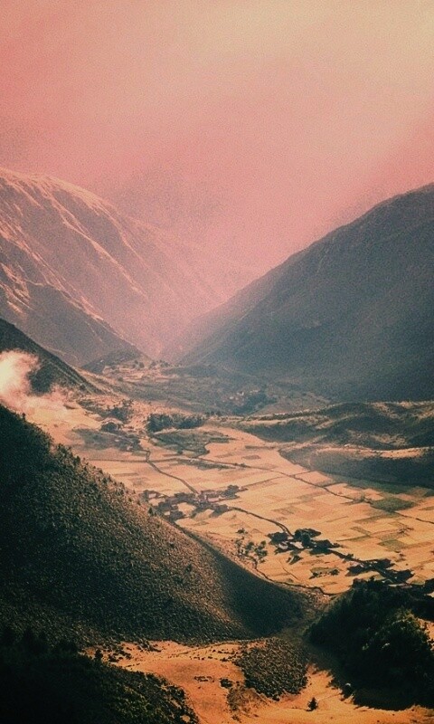 Горная долина обои