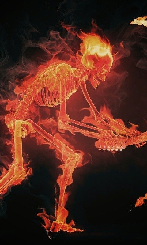 Музыка, пробирающая до костей обои