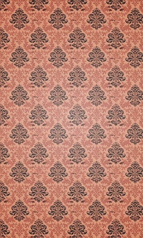 Текстура старых узорных обоев обои