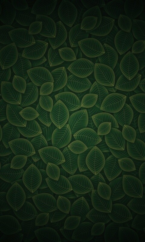Векторные зеленые листья обои