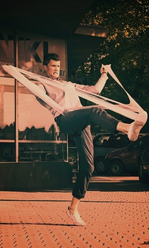 Запутавшийся в жвачке обои