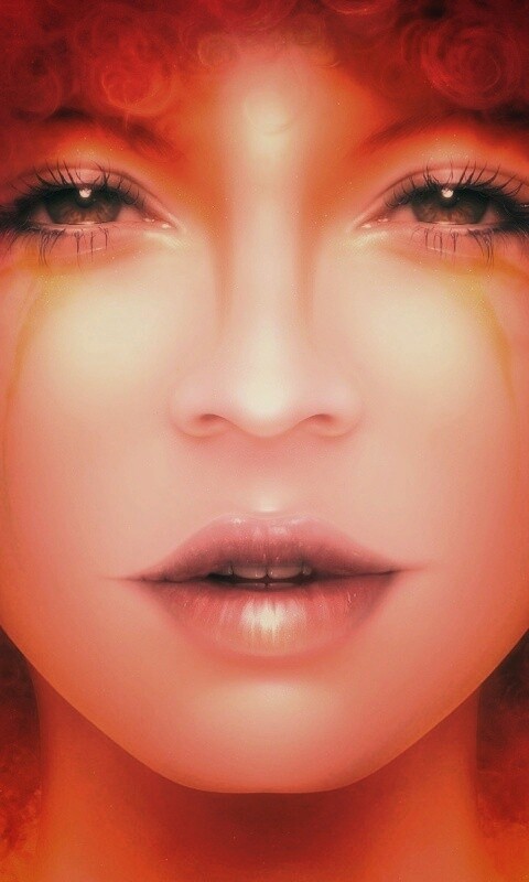 Карамельное личико обои