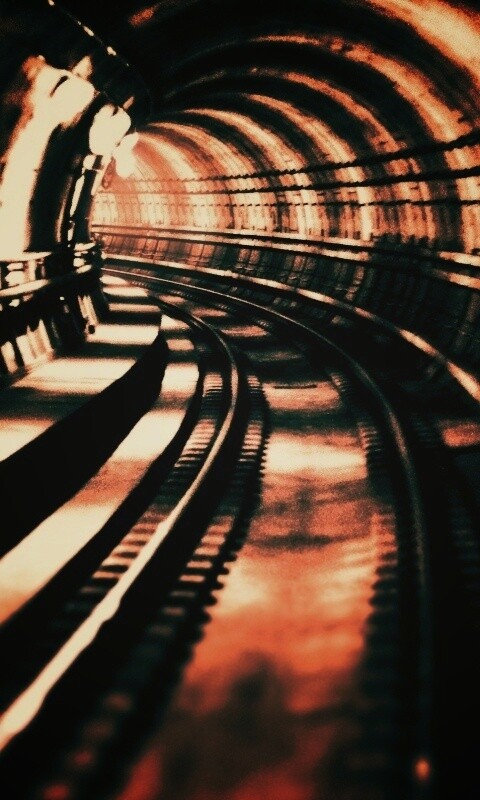 Тоннель метро обои