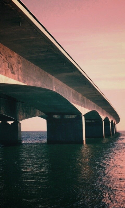 Опоры моста обои