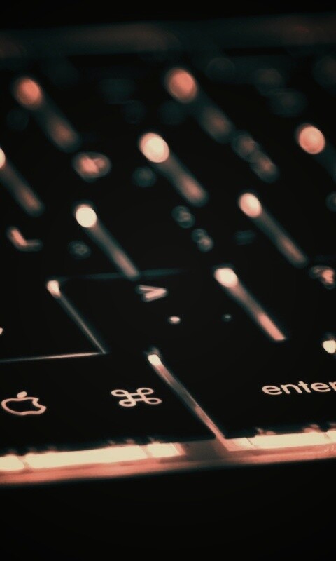 Клавиатура макбука обои