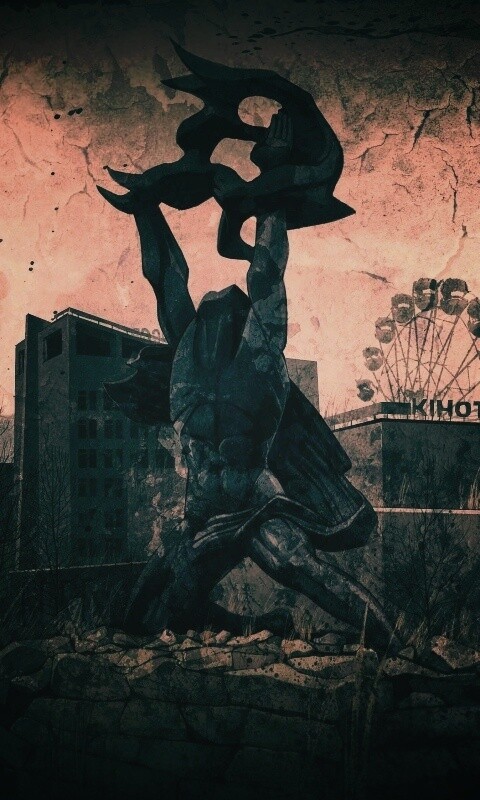 Памятник в Припяти обои