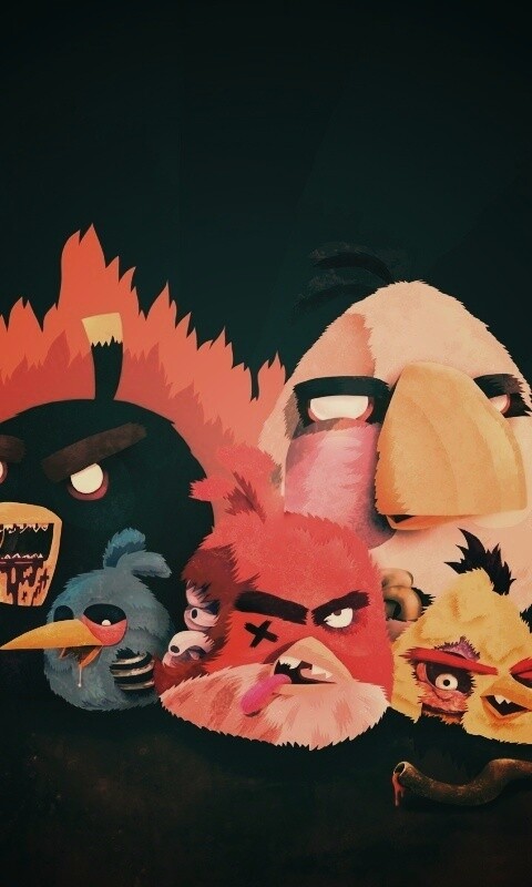 Angry Zombie Birds обои