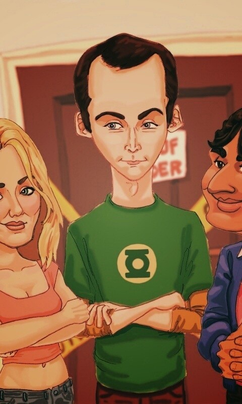 Теория большого взрыва (рисунок) обои