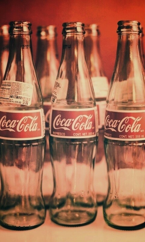 Бутылки Кока Колы обои