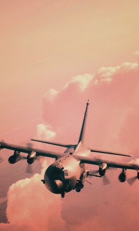 Самолет АС-130 обои