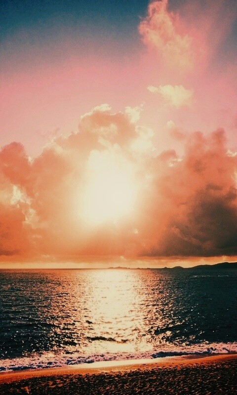 Солнечный пляж обои