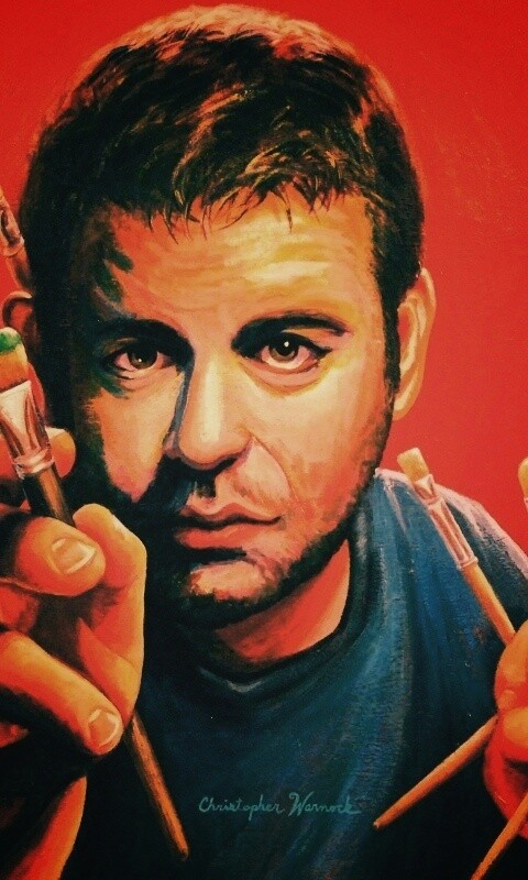 Нарисованный художник обои