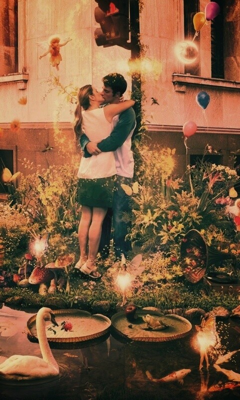 Волшебный поцелуй обои