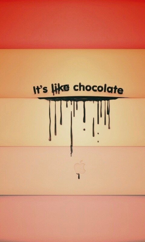 It"s not like chocolate обои