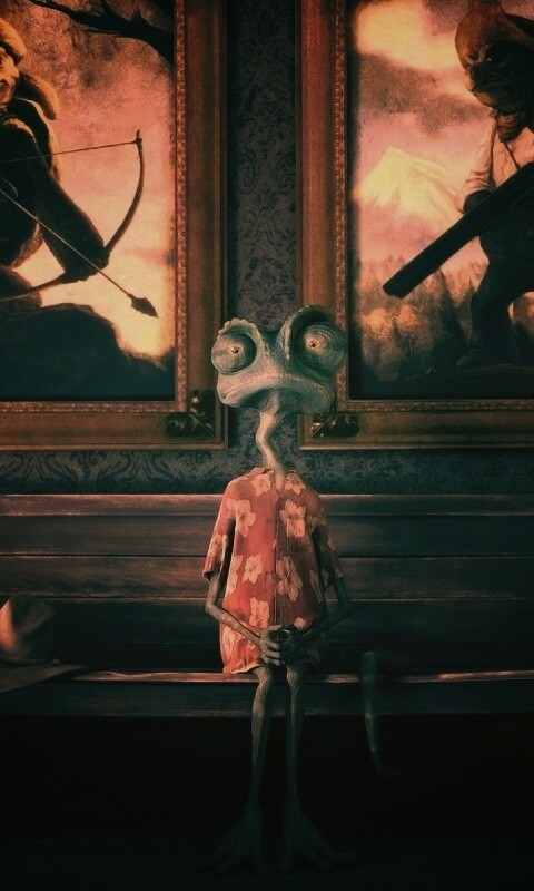 Ранго между двух картин обои