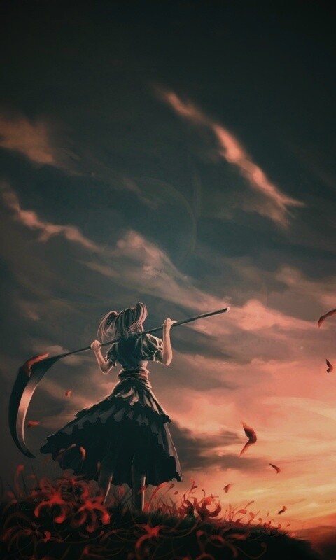 Девушка с косой обои