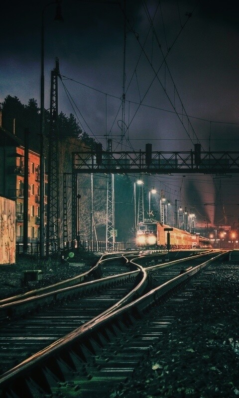 Железнодорожная станция обои