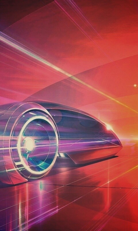 В закат обои