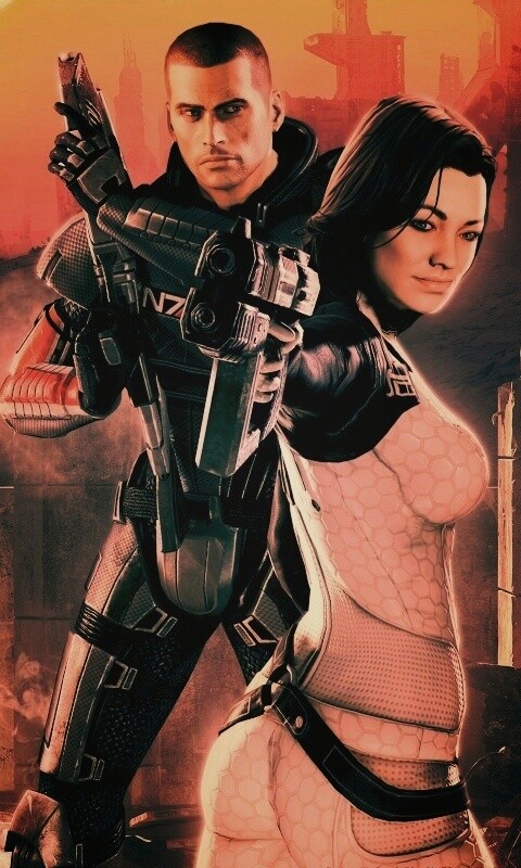 Шепард и Миранда обои